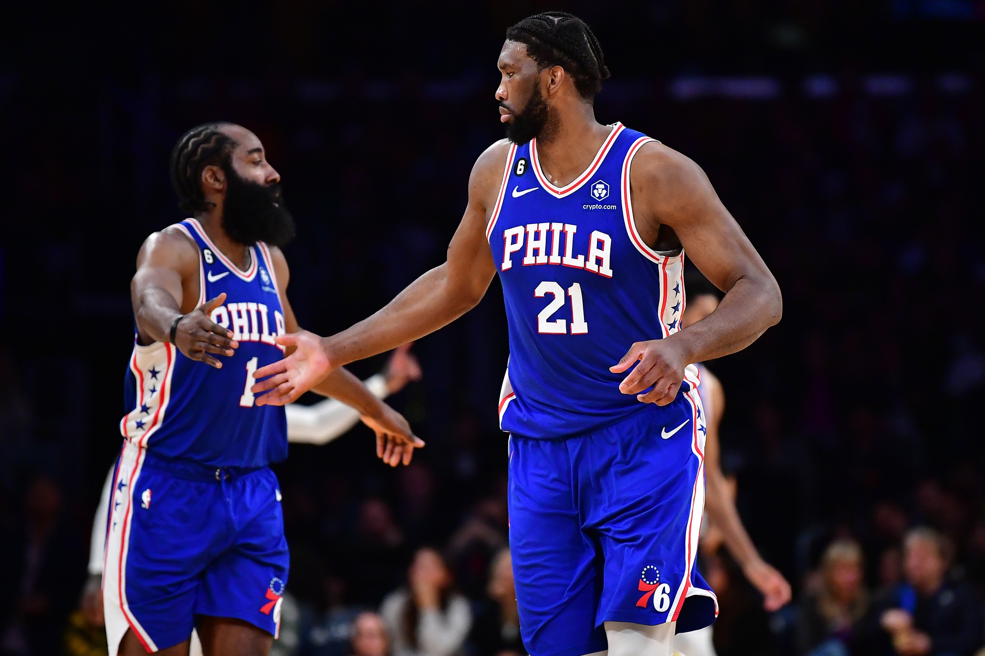 76ers' James Harden, Joel Embiid Attend Eagles’ Win Vs. 49ers - Sports ...