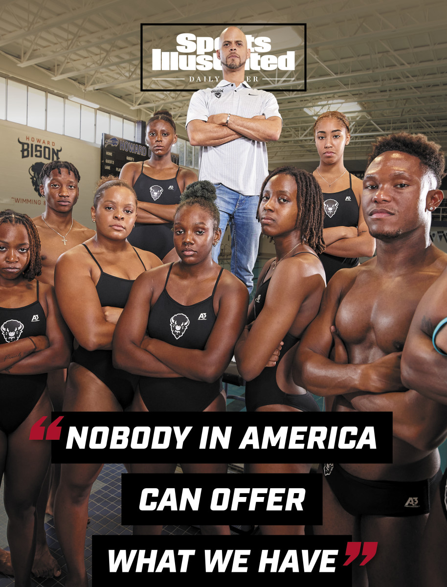 The Howard Bison, the only all-black team in college swimming, are