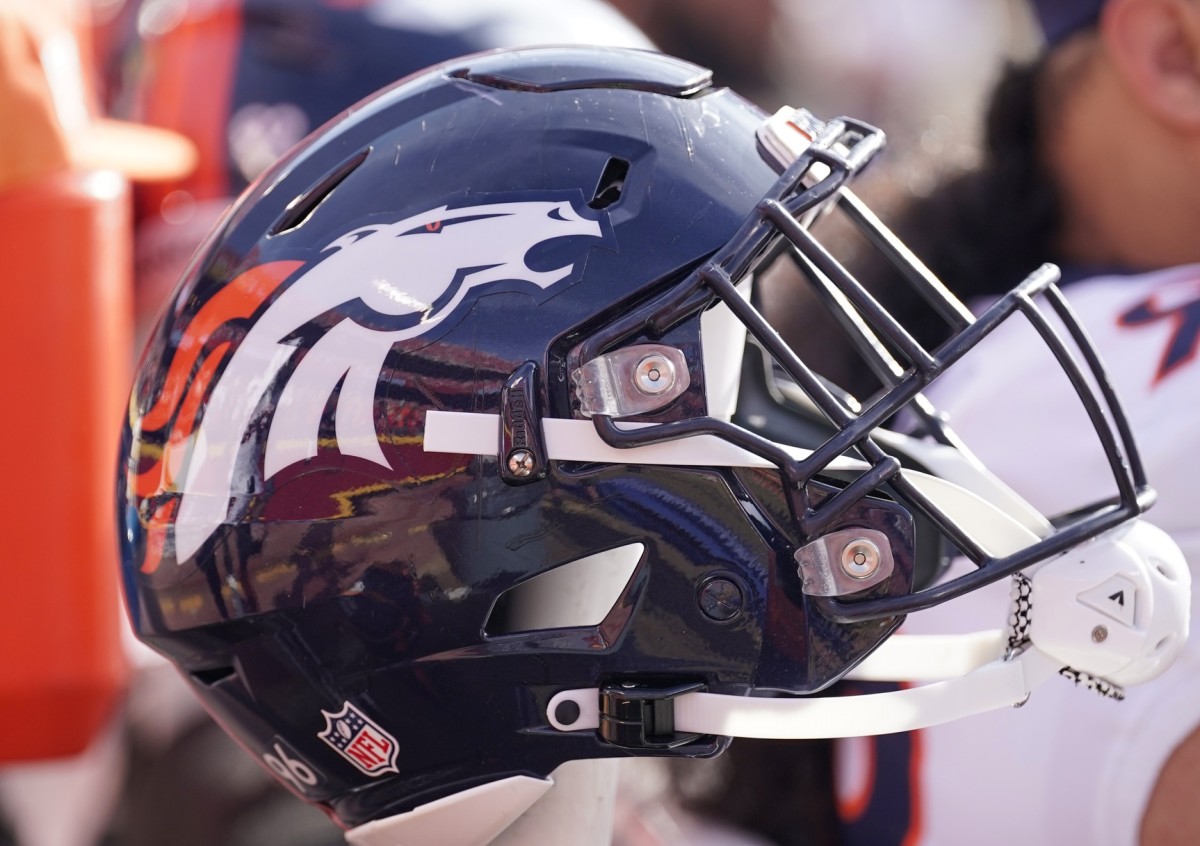 Only one possibility makes sense for Broncos white helmets