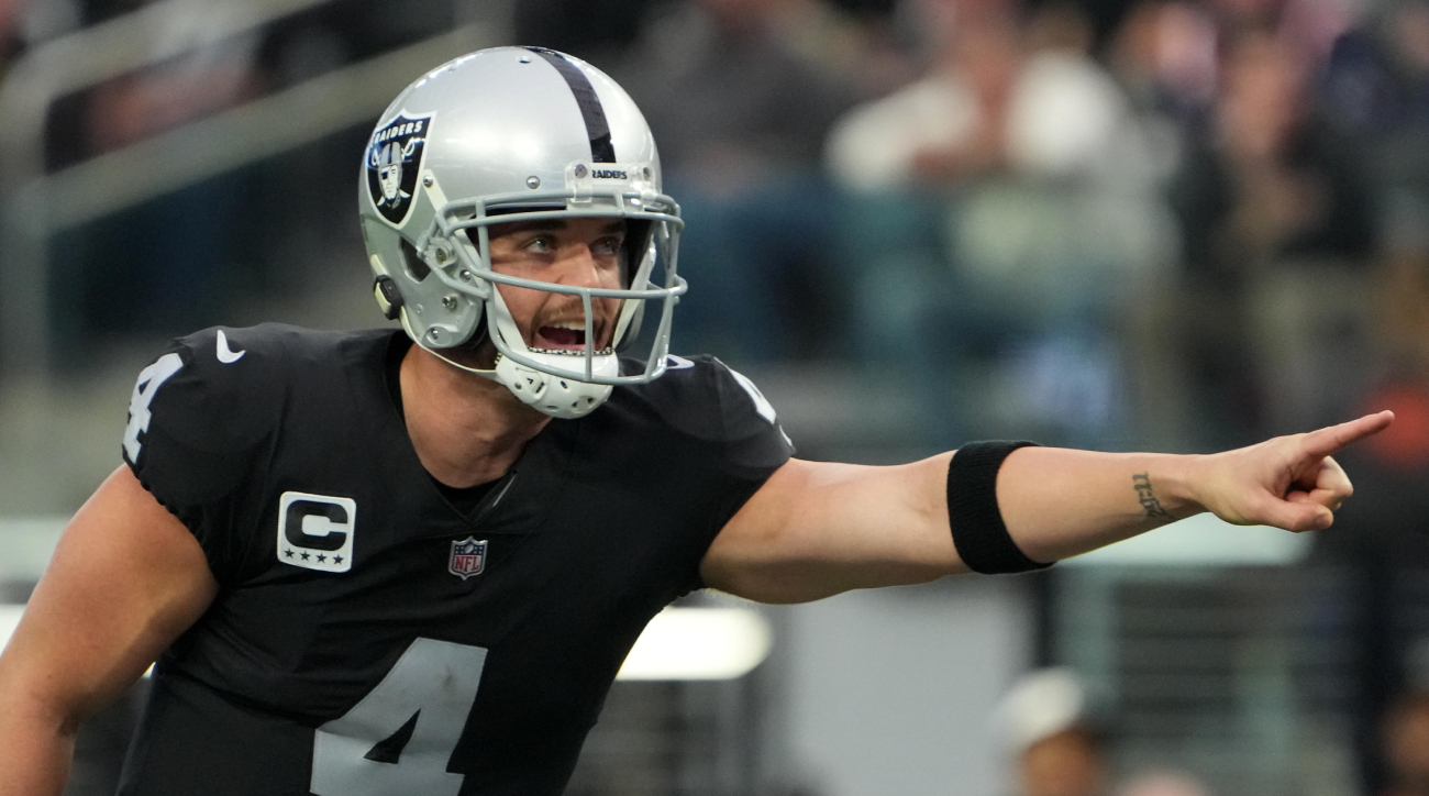 Las Vegas Raiders QB Derek Carr Tweets Las Vegas Goodbye; Washington  Commanders Trade Soon? - Sports Illustrated Washington Football News,  Analysis and More