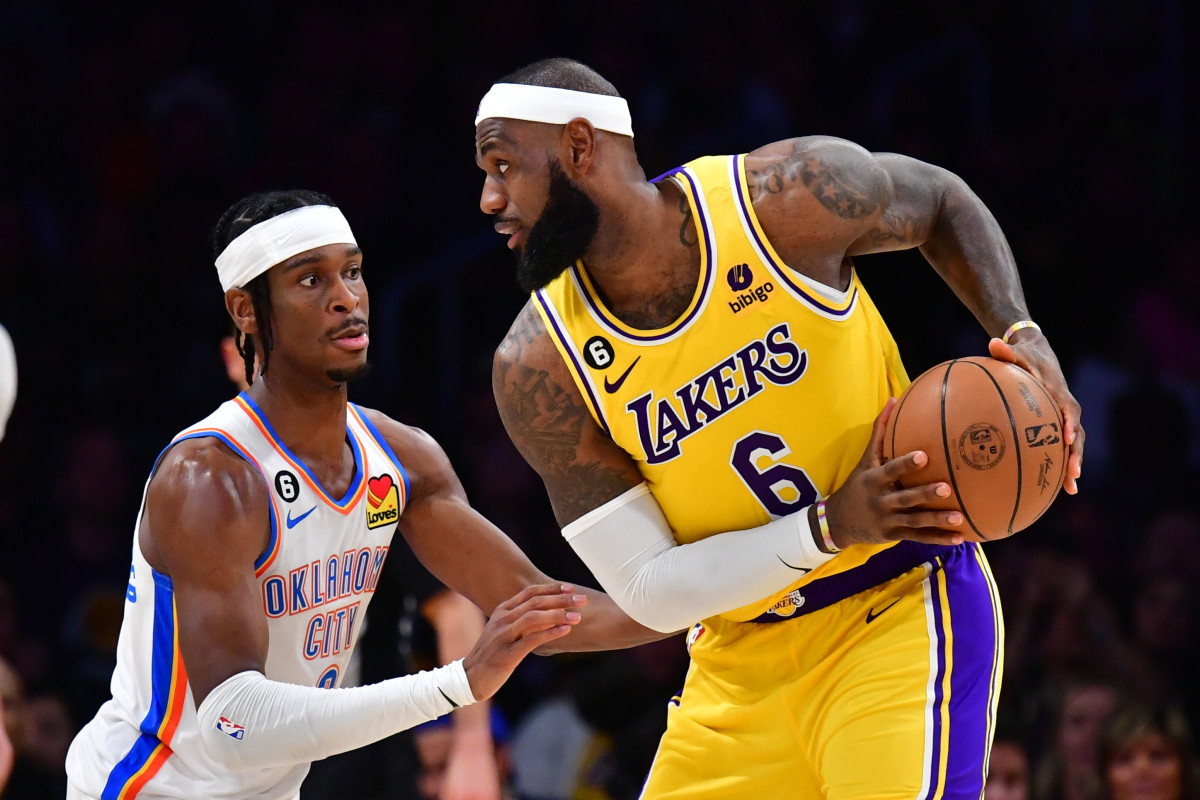 LeBron James, Shai Gilgeous-Alexander, Los Angeles Lakers