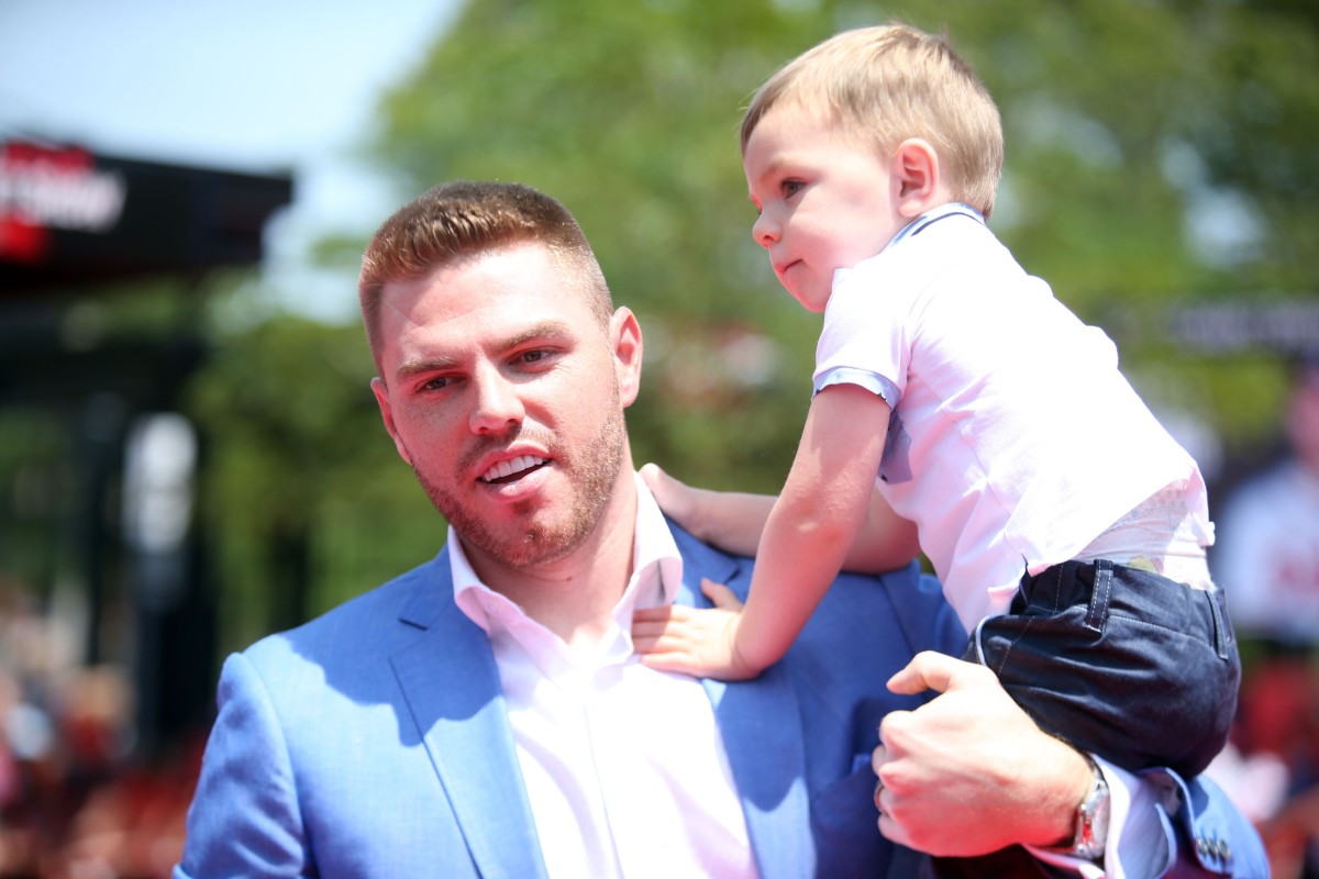 Freddie Freeman's son had an adorable reaction after hearing the new  walk-up song he picked for his dad