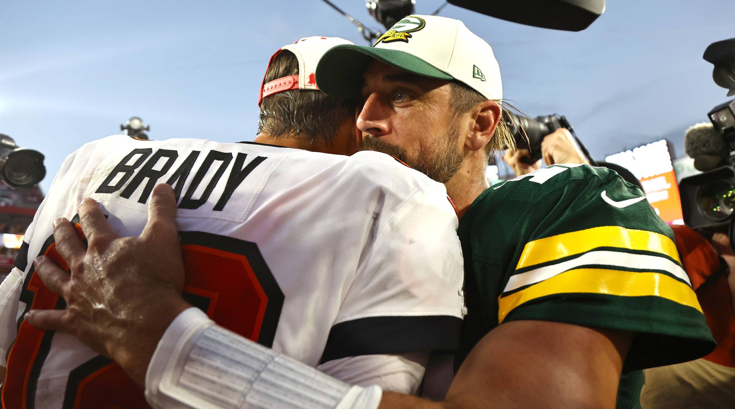 Tom Brady congratulates Aaron Rodgers for becoming 'shareholder of the Bears'  after celebration saying he 'owned' them