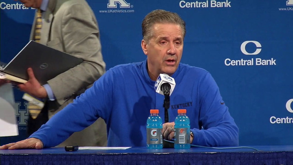 WATCH: John Calipari Speaks After Kentucky's 88-73 Loss To Arkansas ...