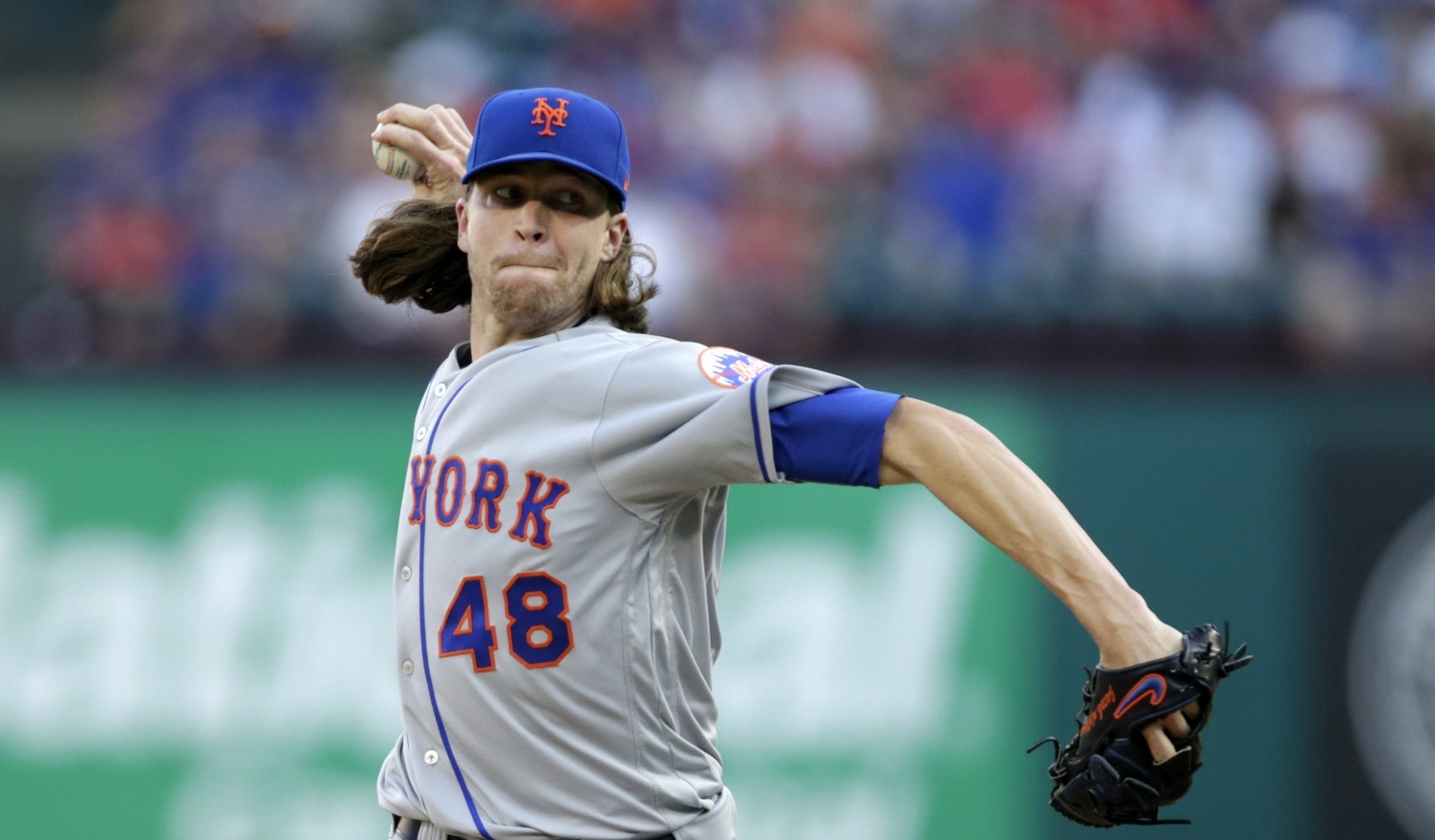 Jacob deGrom discusses left side tightness