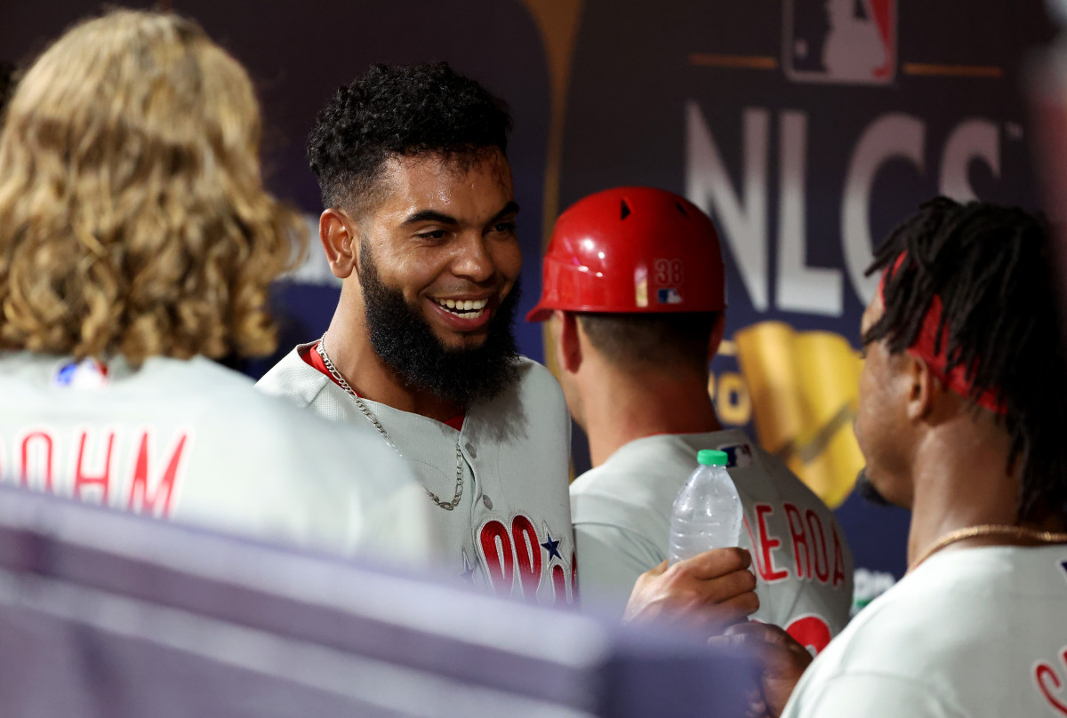 Phillies 2022 NLCS trophy on display at BayCare Ballpark