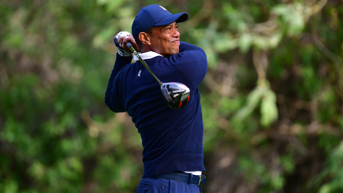 Tiger Woods finishes Genesis Invitational first round with three