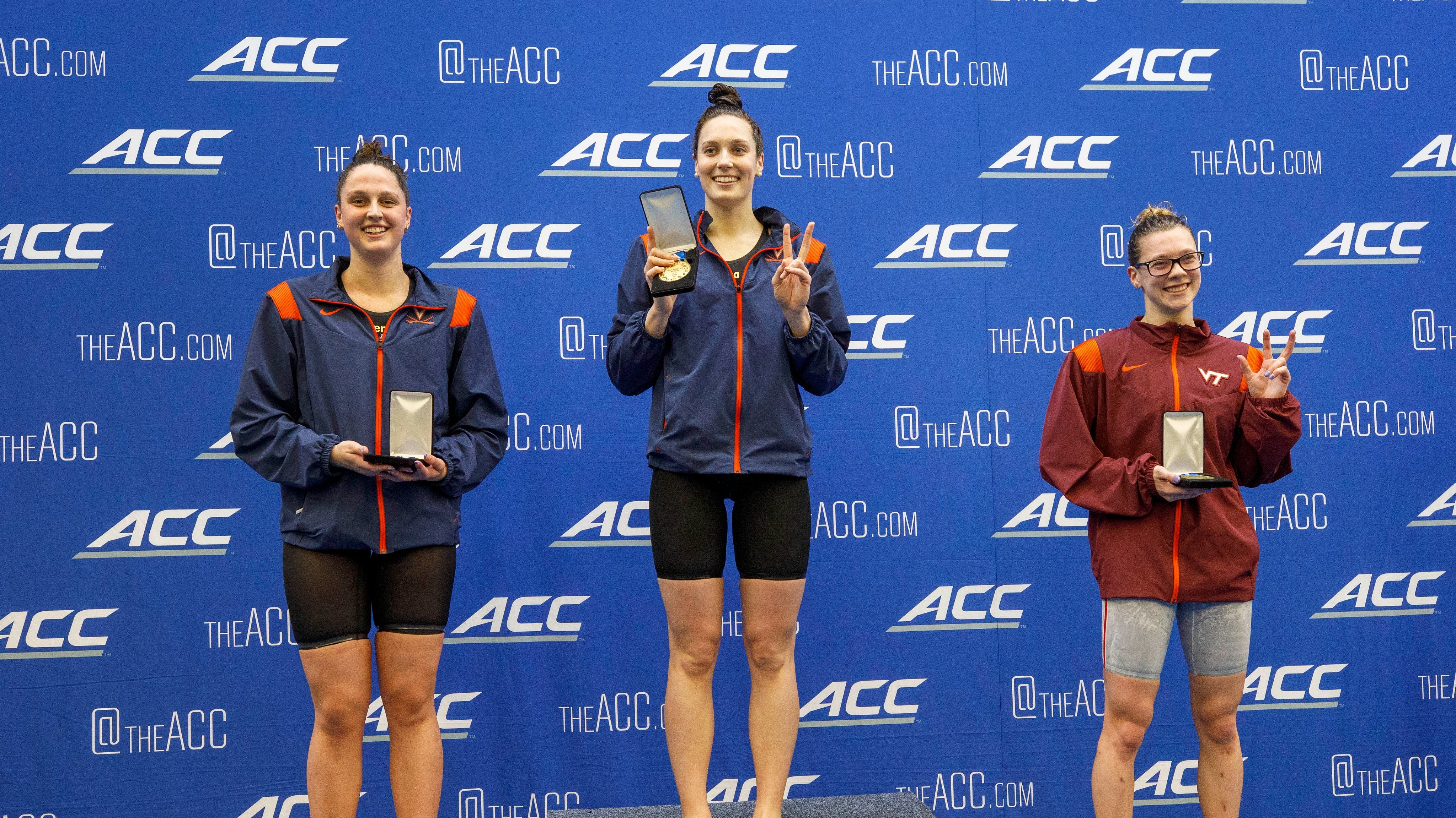 UVA Women Dominate on Day 3 of ACC Swim & Dive Championships Sports