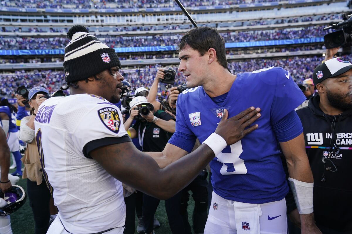 New York Giants vs. Baltimore Ravens Player of the Game: Daniel Jones