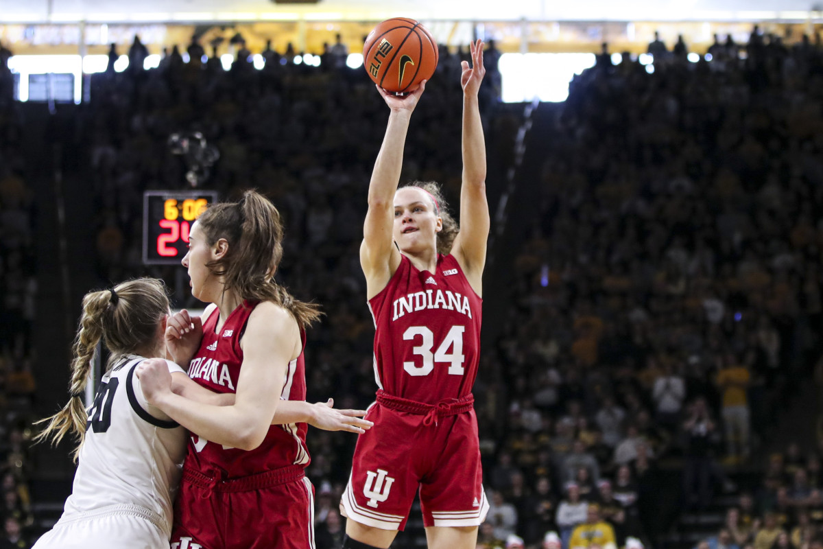Indiana Women's Basketball Drops Last Regular Season Game to Iowa off