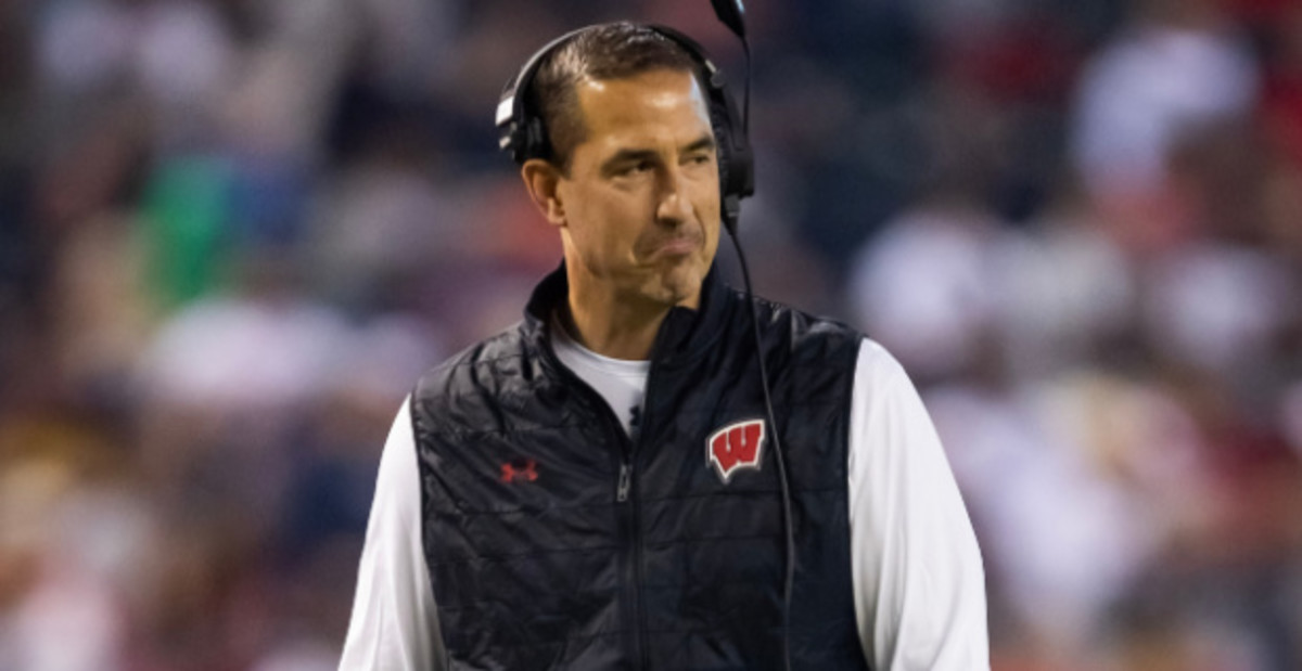 Wisconsin football coach Luke Fickell