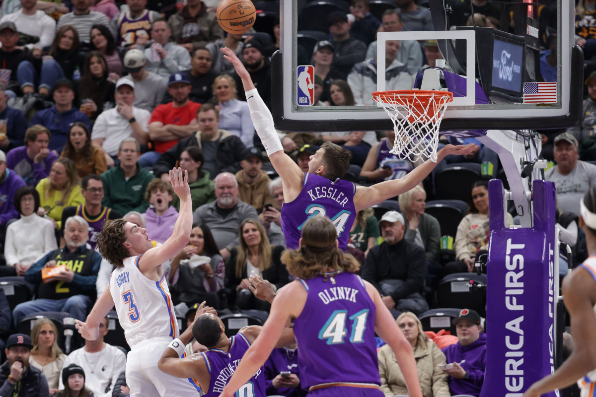 Walker Kessler, Josh Giddey, Oklahoma City Thunder