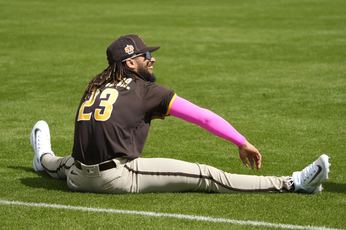 He Just Wants to Play': Fernando Tatis Starts 2023 Spring Training With  Outfield Drills – NBC 7 San Diego