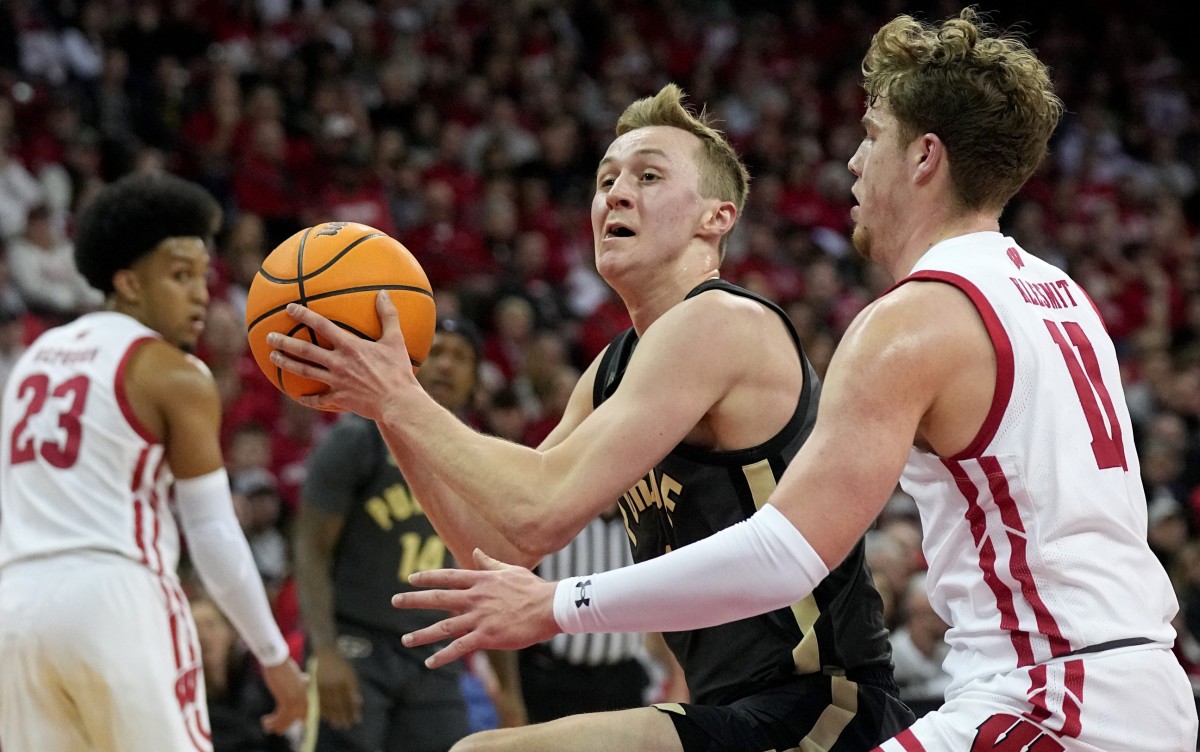 Purdue at Wisconsin Fletcher Loyer drive