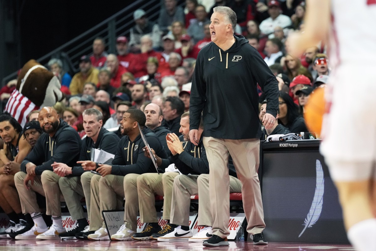 matt painter at wisconsin sideline