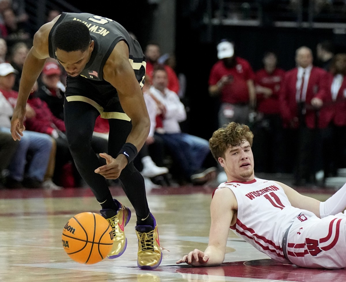 Brandon Newman steal at wisconsin