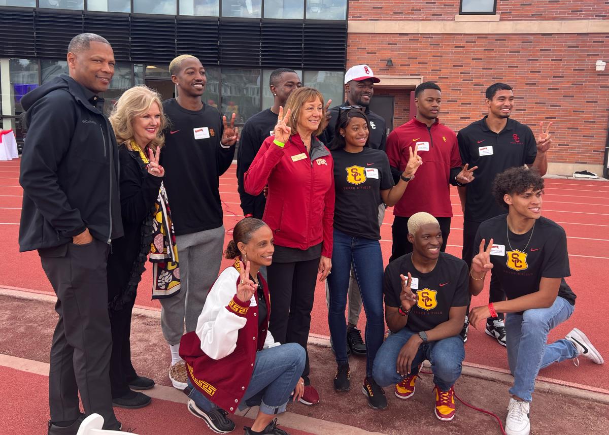 USC track benefit