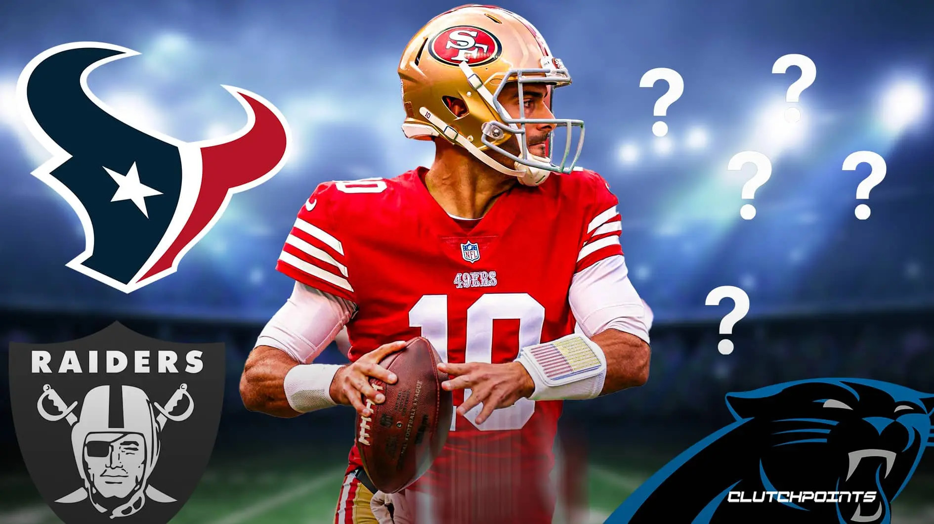 Texans News: Houston linked to San Francisco 49ers QB Jimmy Garoppolo? -  Battle Red Blog