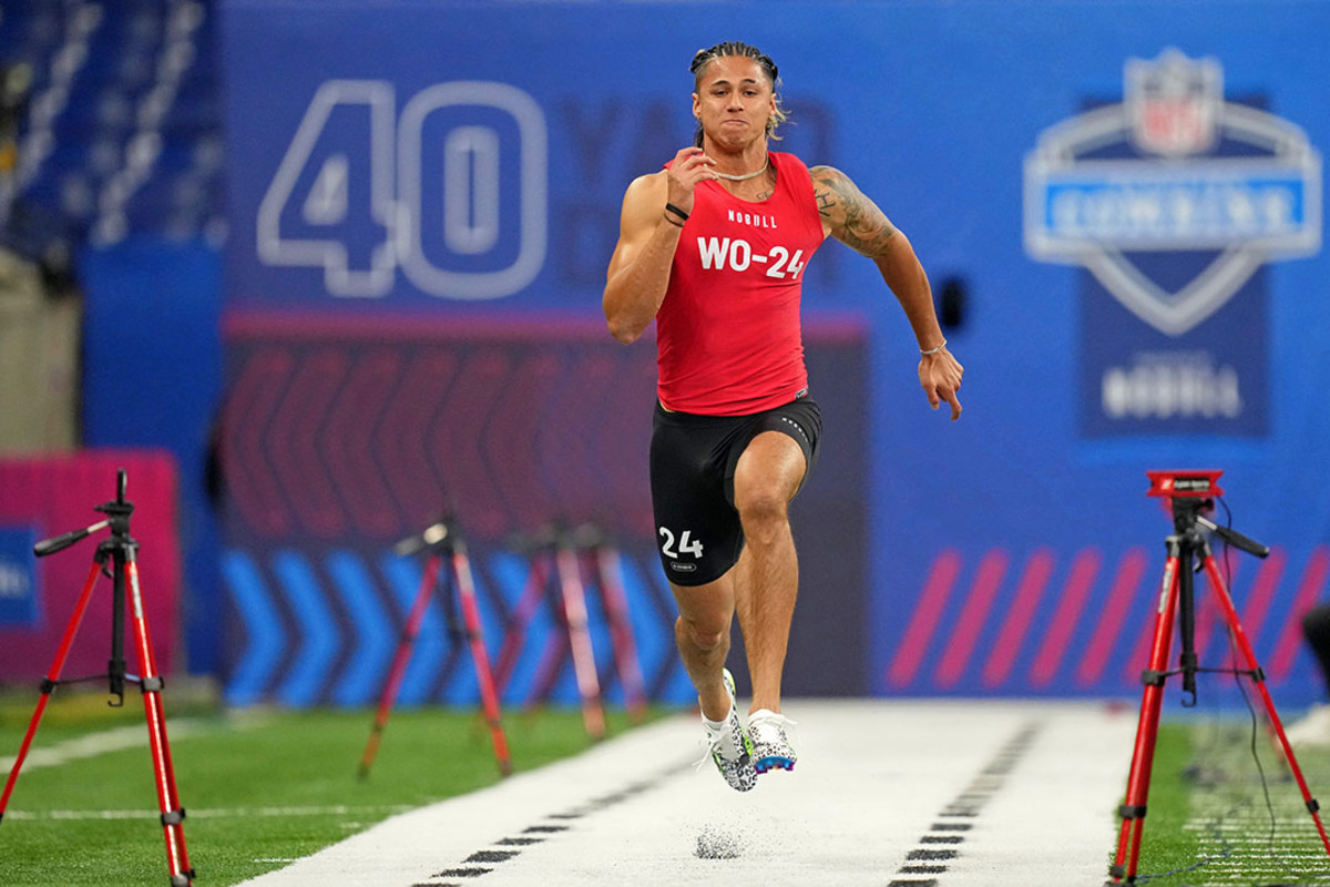 Princeton wide receiver Andrei losivas at 2023 NFL Scouting Combine