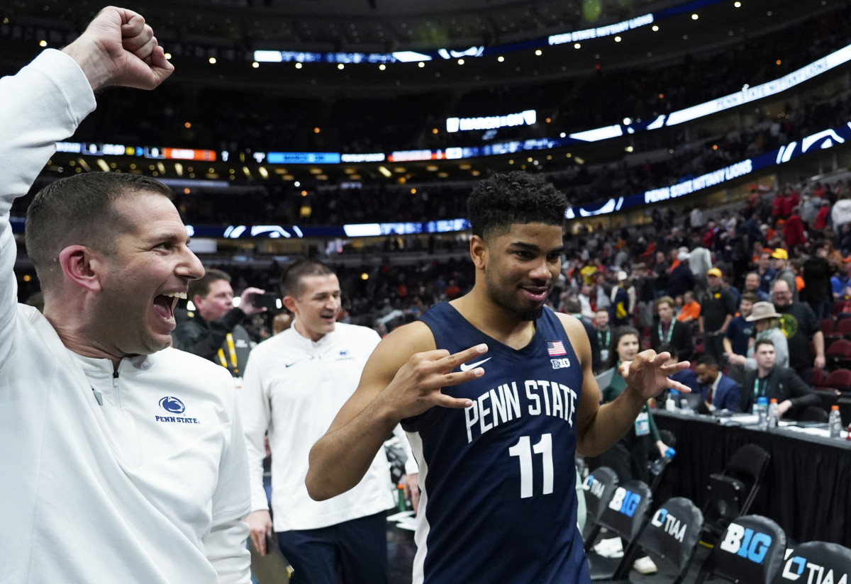 Big Ten Basketball Tournament: Penn State Defeats Illinois At The ...