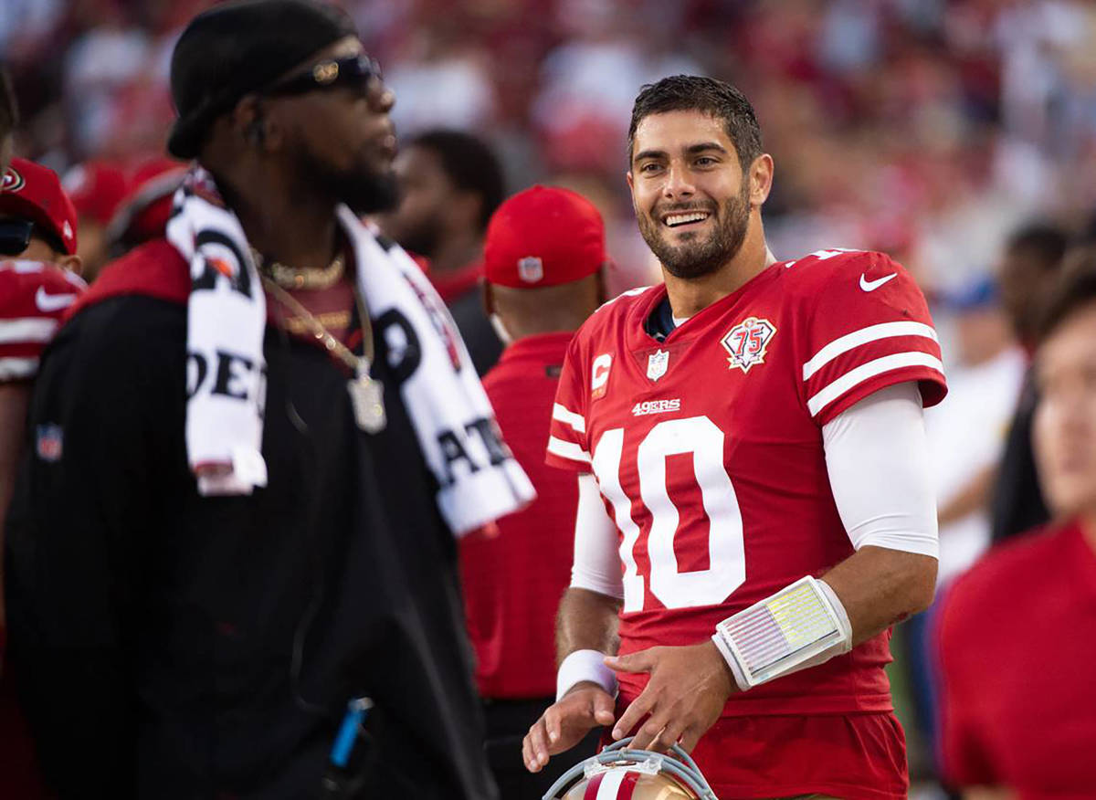 Jimmy Garoppolo rumors: Free agent QB expected to sign 3-year deal with  Raiders - DraftKings Network