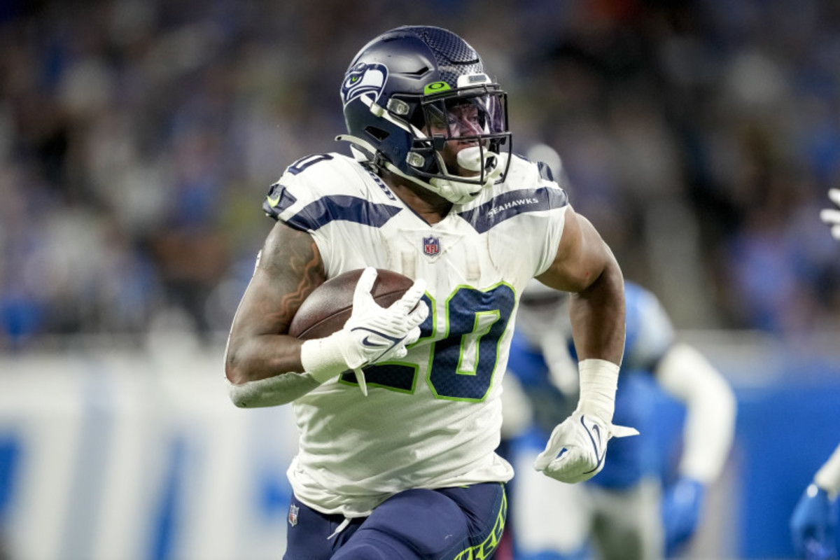 Rashaad Penny never eclipsed 800 rushing yards in a season with the Seahawks due to frequent injuries, but he still ranks in the top five in franchise history for 20-plus yard runs with a much smaller carry total.