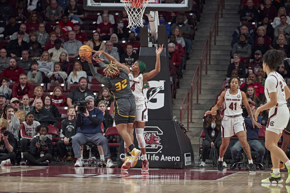 It’s been a strange senior season for the reigning National Player of the Year, but her undefeated Gamecocks are still favored to win another title. 