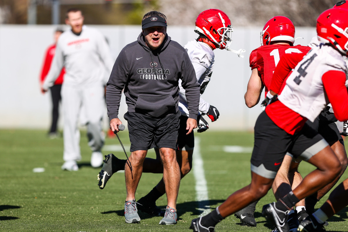 Georgia head coach Kirby Smart