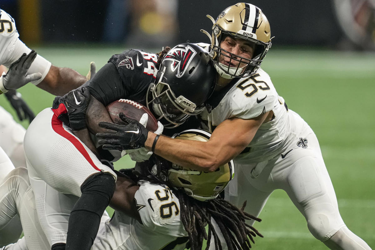 Q&A with Falcons linebacker Kaden Elliss