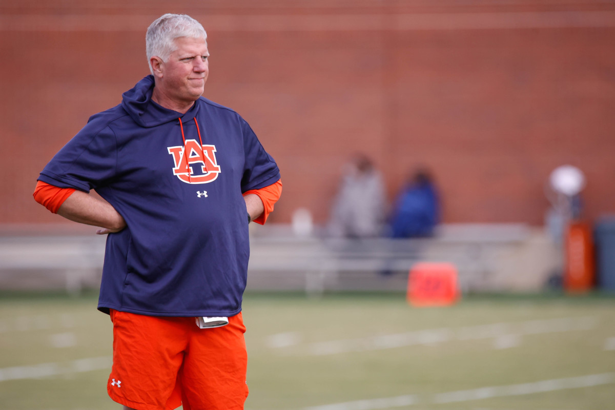 Auburn defensive coordinator Ron Roberts.