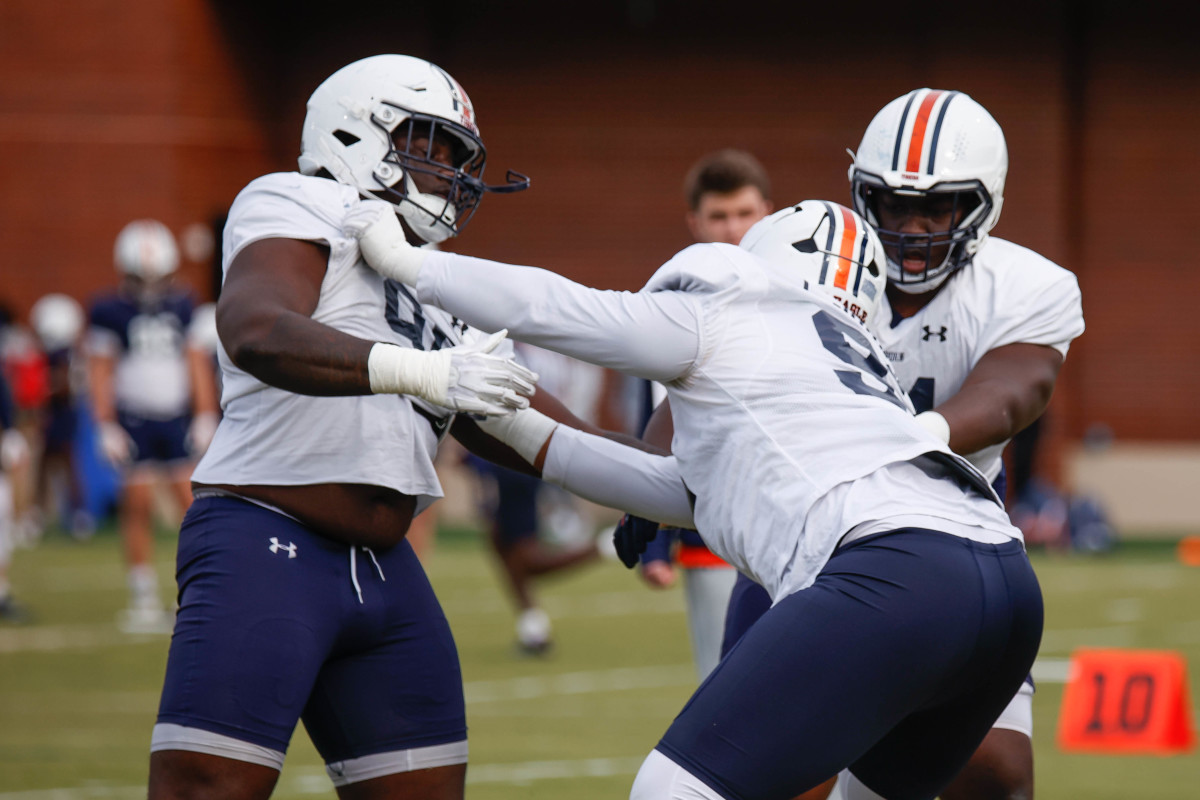 Auburn football practice