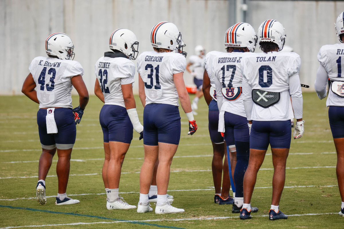 Kam Brown, Wesley Steiner, Powell Gordon, Robert Woodyard Jr, DeMario Tolan, and Cam Riley.