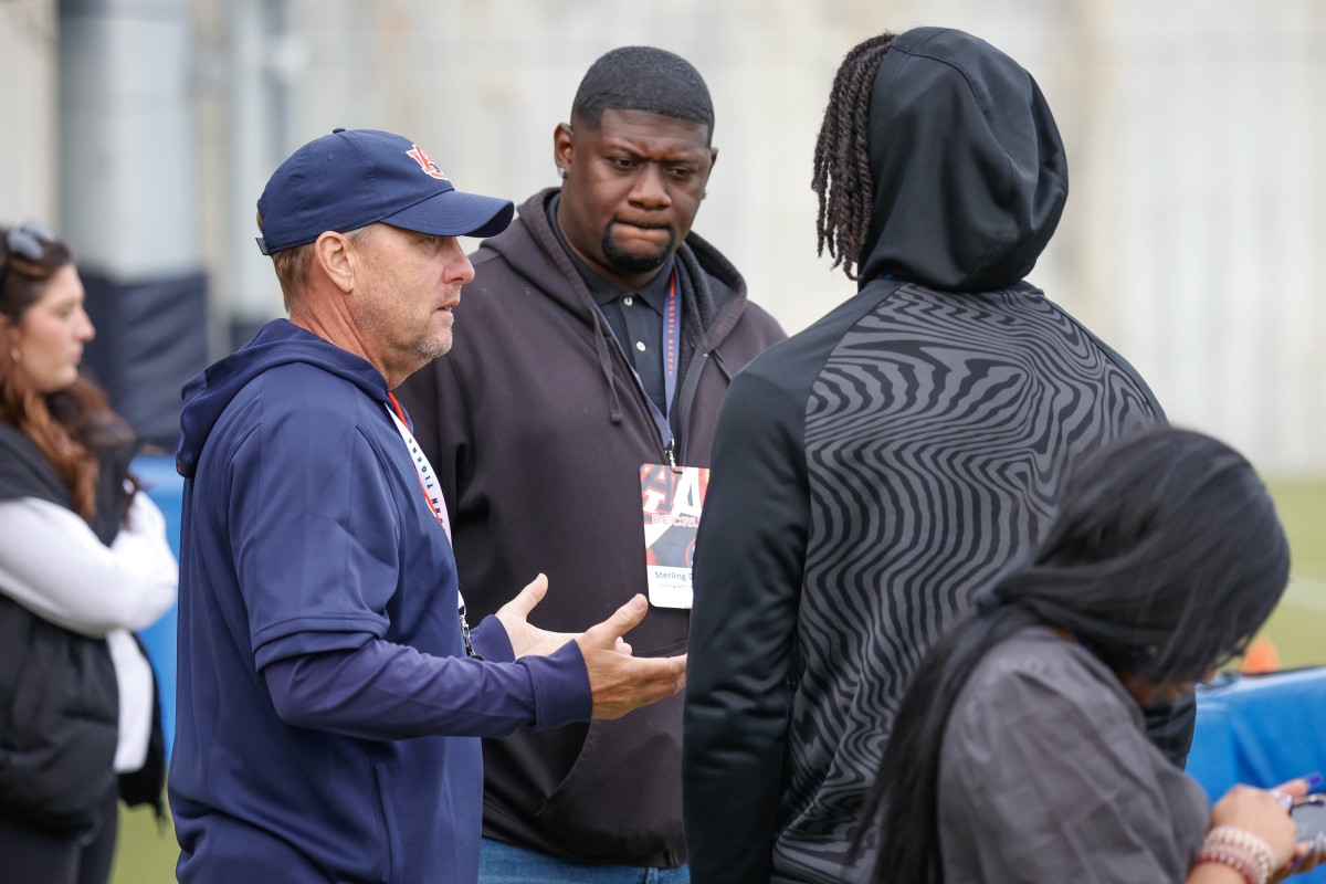 Auburn football practice