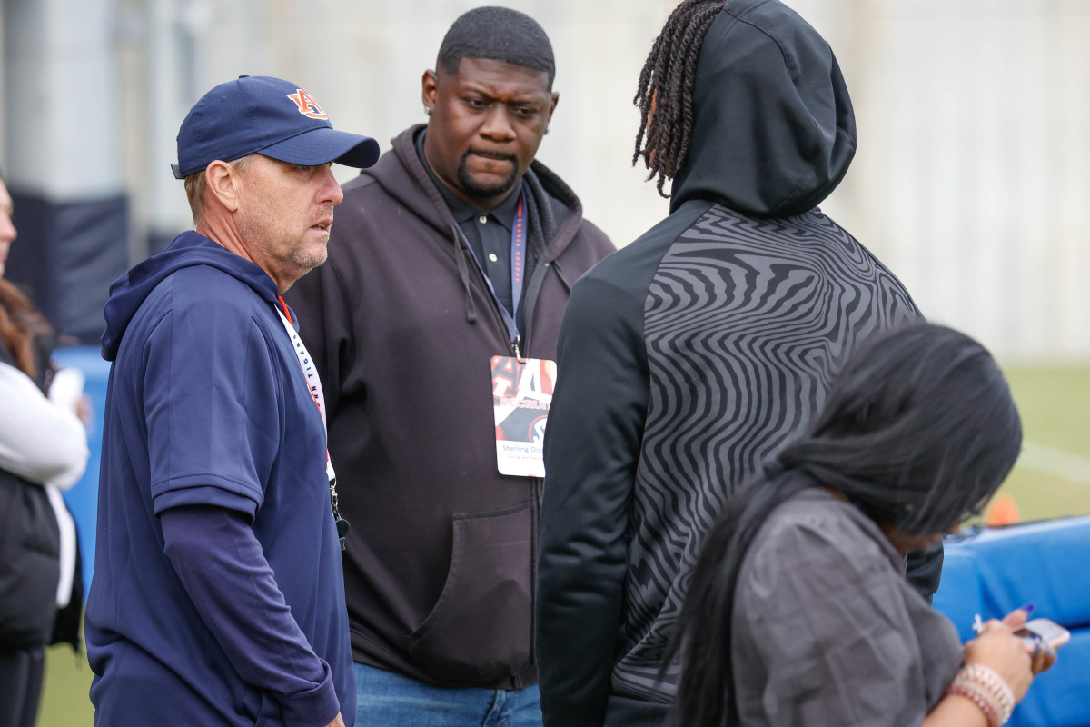 Auburn football practice