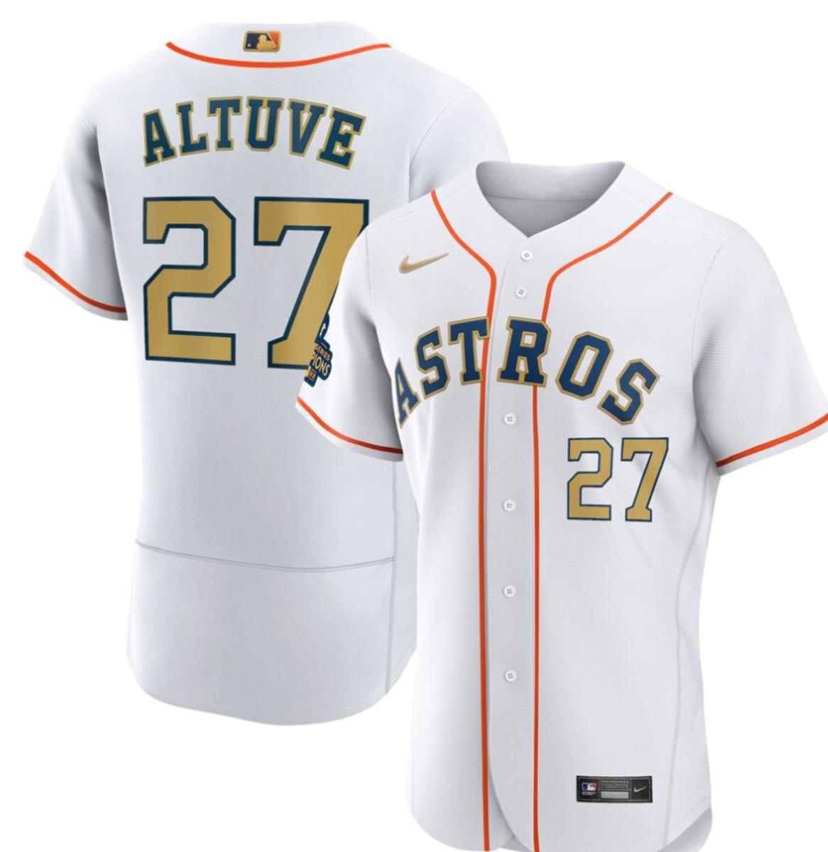 Authentic vs. replica Astros jerseys