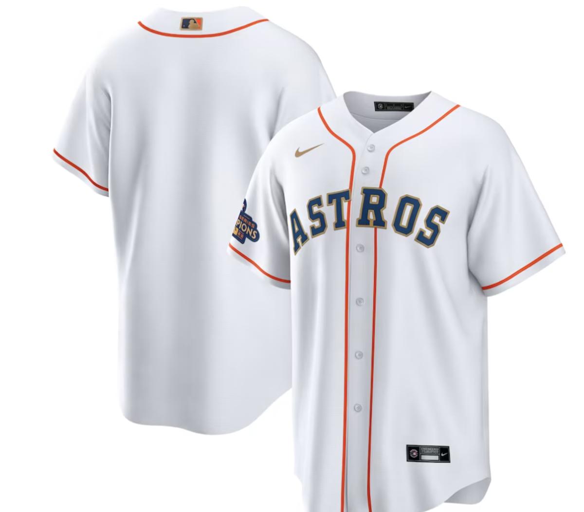 houston astros black and gold jersey