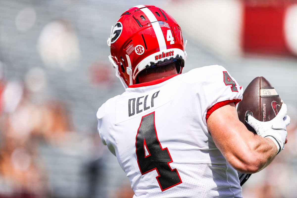 Georgia tight end Oscar Delp, Photo by Tony Walsh/UGAA