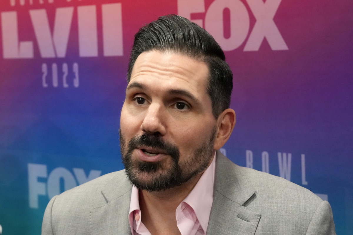 Dean Blandino at Fox Sports media day at the Phoenix Convention Center.