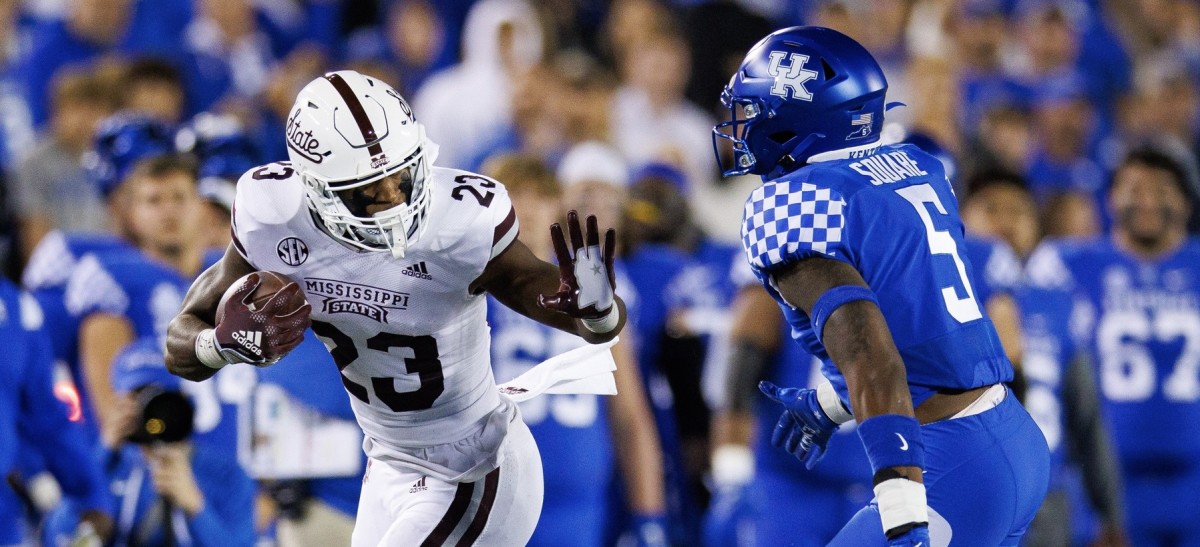 Dillon Johnson wore No. 23 for Mississippi State.