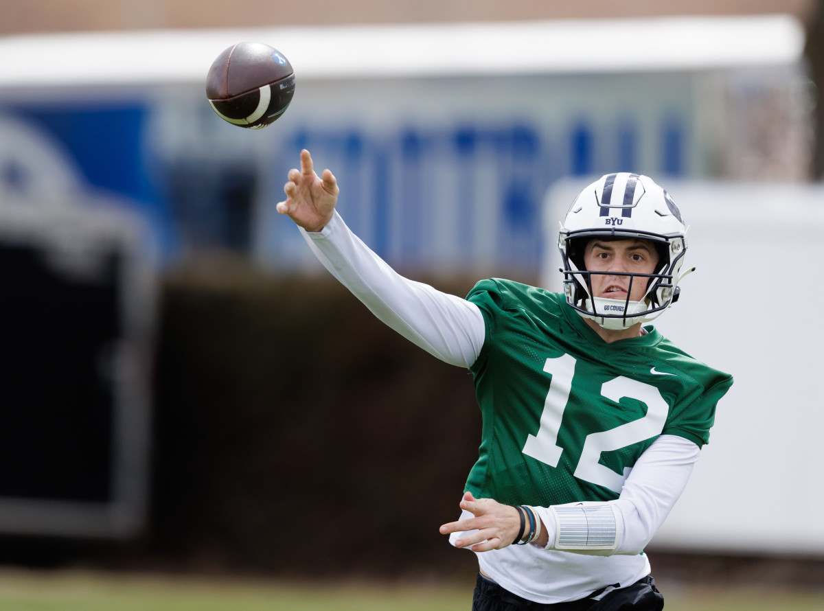 Statistical Leaders from BYU's Spring Scrimmage BYU Cougars on Sports