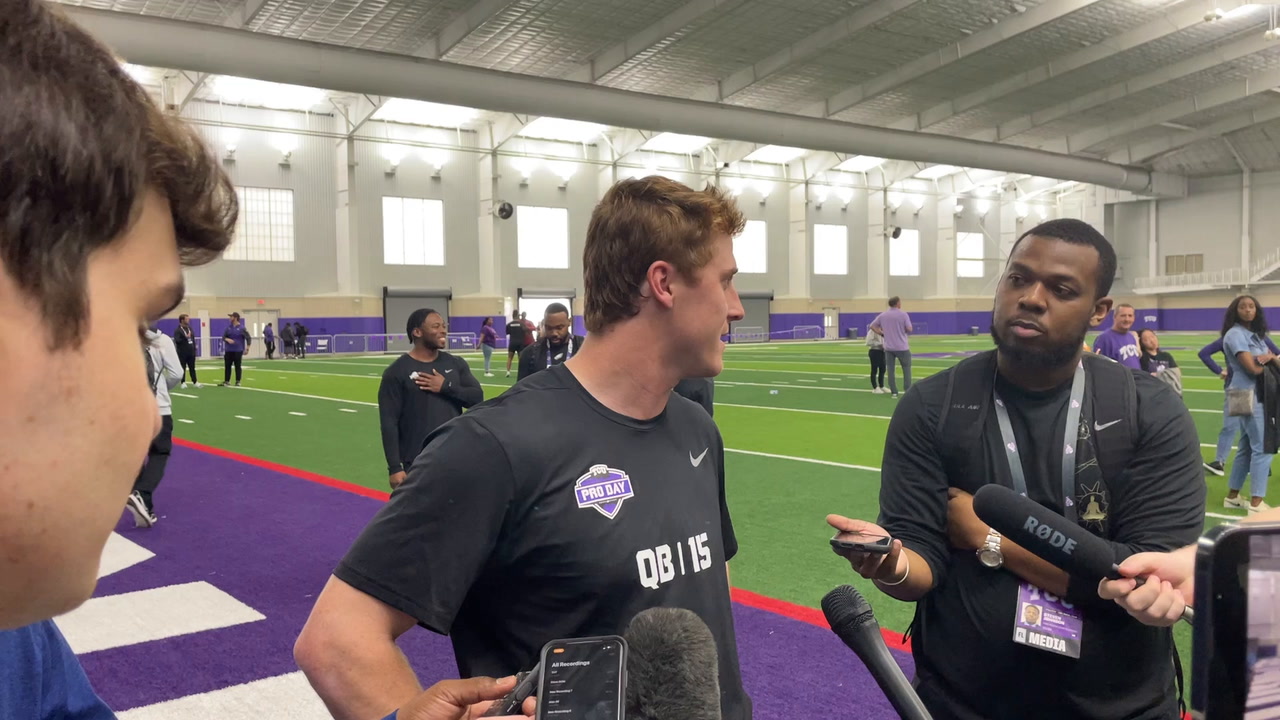 WATCH! Max Duggan at TCU Pro Day Sports Illustrated TCU Killer