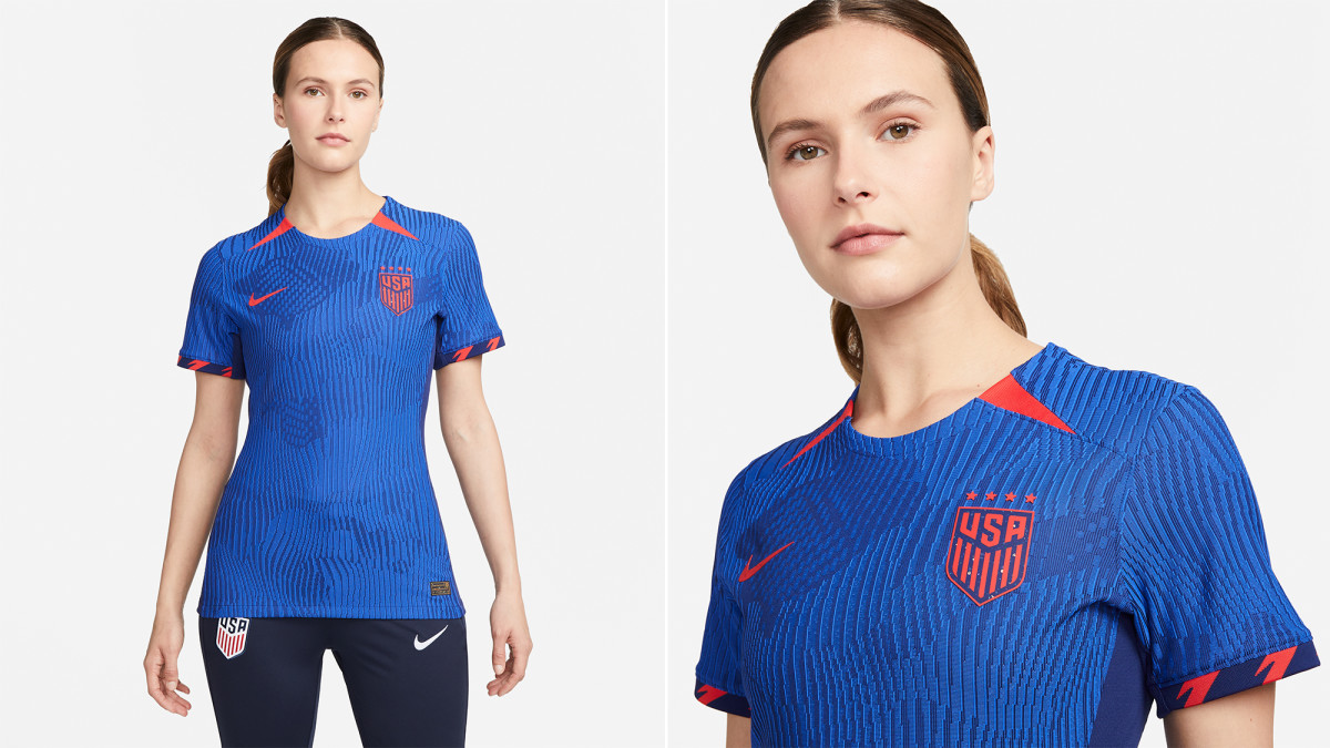 Nike Uswnt 2023 Stadium Away Dri-fit Soccer Jersey In Blue, For Men ...