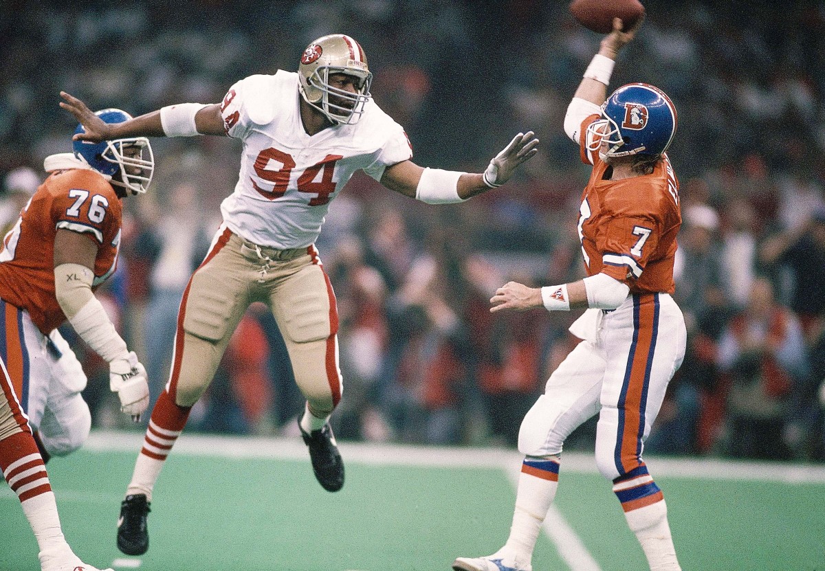 Former 49ers great Charles Haley, who also played for the Cowboys.