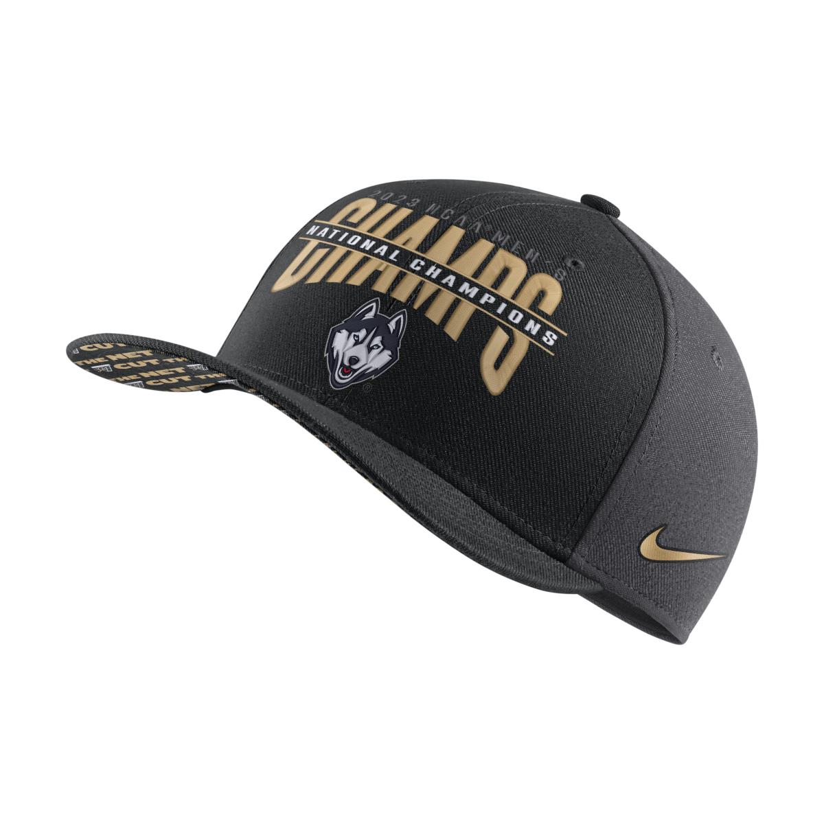 UConn Huskies 2023 NCAA Men's Basketball National Champions Locker Room Adjustable Hat