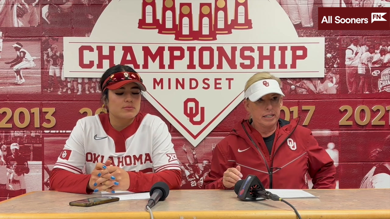 WATCH Oklahoma Softball's Texas Tech Game 1 Postgame Sports