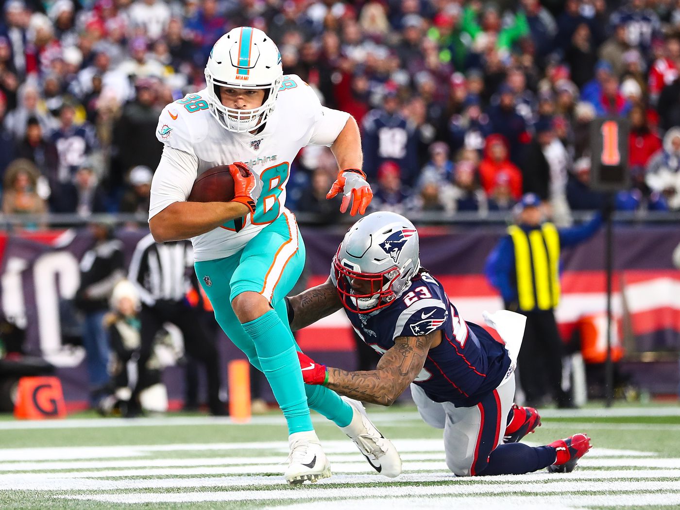 New England Patriots Sign TE Mike Gesicki: Red Zone Option? - Sports  Illustrated New England Patriots News, Analysis and More