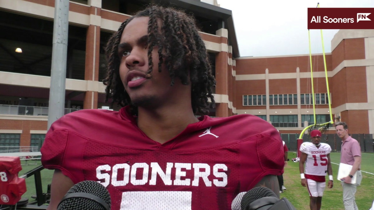 WATCH: Oklahoma WR Andrel Anthony Interview - Sports Illustrated ...