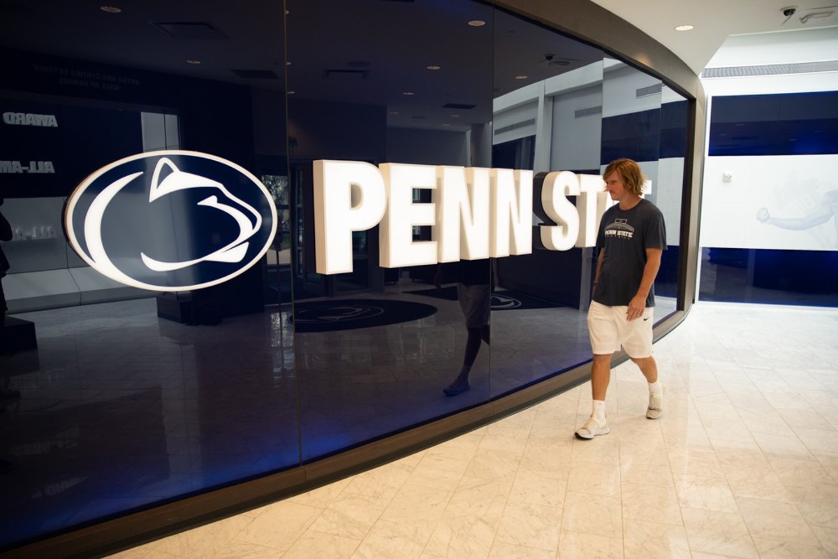 Penn State Selling Chad Powers Merch After Eli Manning Chad Powers Think  Fast,Run Fast 200 Nittany Lion Run-Ons T Shirt