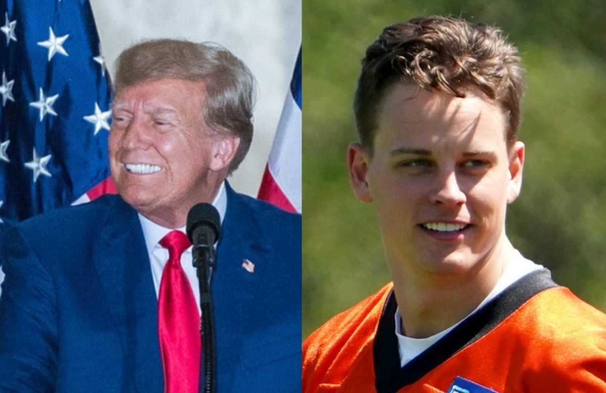 Look: Cincinnati Bengals Star Joe Burrow Chats With Former President ...