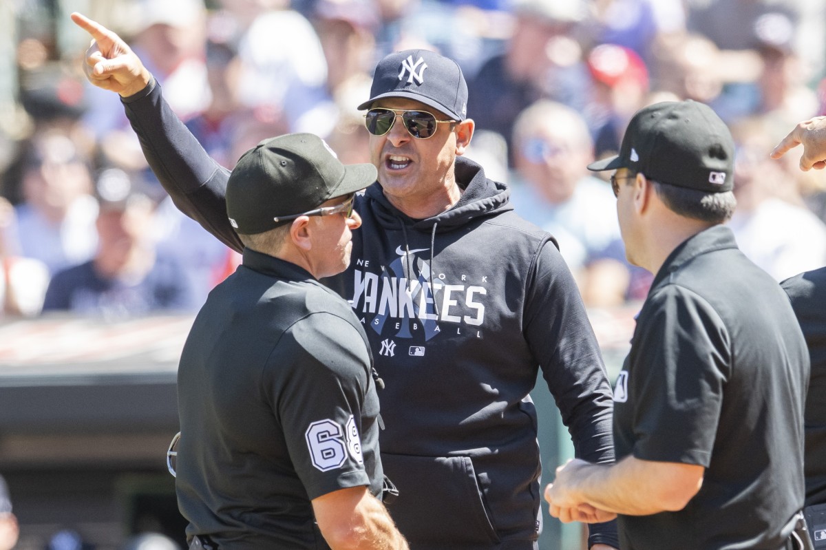 WATCH: New York Yankees' Aaron Boone Ejected from Wednesday's Game